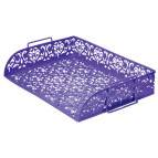 Лоток для бумаги горизонтальный металлический Сетка 1-ярусный Buromax 320x250x70мм Barocco BM.6253