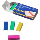 Скобы для степлера №10 Buromax цветные 4421