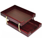 Лоток для бумаги горизонтальный Bestar красное дерево 2-ярусный 1468XDU