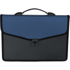 Портфель В4 Buromax на 3 отд. пласт синий BM.3734-02