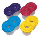 Стакан-непроливайка для красок на 2 отделения ZiBi 6901