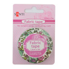 Декоративный скотч Santi текстильный Зеленая долина, 1,5см*5м 740144