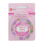 Декоративный скотч Santi текстильный Розовая мечта, 1,5см*5м 740170