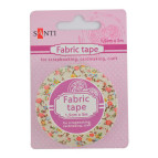 Декоративный скотч Santi текстильный Цветочная гармония, 1,5см*5м 740142