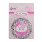 Декоративный скотч Santi текстильный Цветочный вечер, 1,5см*5м 740166