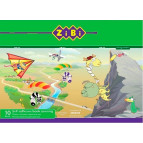 Обложка-пленка для книг 32*45см ZiBi 10л. самокл. ZB.4792 прозрачная