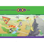 Обложка-пленка для книг 27*38см ZiBi 10л. самокл. ZB.4793 прозрачная