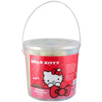 Мелки цветные 15 штук Kite Jumbo в пластиковом ведре HK13-074K Hello Kitty