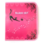 Папка для тетрадей А5+ Мультяшки на молнии Black cat 7863