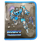 Папка для тетрадей А5+ Мультяшки на молнии Robots 7513