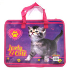 Портфель А4 пластиковый с тканевыми ручками Animals 7549