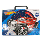 Портфель А4 StarPak Hot Wheels картон пустой на кнопках 337293