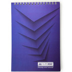 Блокнот  на спирали А5 48л. Buromax кл. Синий BM.2474-02