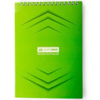 Блокнот  на спирали А5 48л. Buromax кл. Зеленый BM.2474-04