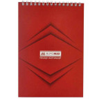 Блокнот на спирали А5 48л. Buromax кл. Красный BM.2474-05