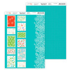 Бумага для дизайна Роса Talent А4 250г/м двухсторонняя Нежность цветов-4 5310020