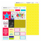 Бумага для дизайна Роса Talent А4 250г/м двухсторонняя Color style-8 5310048