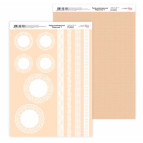 Бумага для дизайна Роса Talent А4 250г/м двухсторонняя Кружево-7 5310039