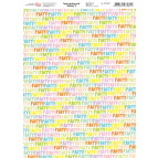 Бумага для дизайна Роса Talent А4 250г/м Birthday-6 5311091