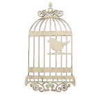 Заготовка для декорирования Rosa Talent (фанера) Клетка с птичкой 29,5х16,5см 2863041