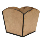 Заготовка для декорирования Rosa Talent (МДФ) Горшок-1 15х12х14см 2863008