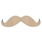Заготовка для декорирования Rosa Talent (фанера) Галстук Усы 12х3,5см 2863019