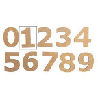 Заготовка для декорирования Rosa Talent (МДФ) цифра 1 высота 3см 4801407