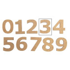 Заготовка для декорирования Rosa Talent (МДФ) цифра 3 высота 3см 4801409