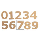 Заготовка для декорирования Rosa Talent (МДФ) цифра 7 высота 3см 4801413