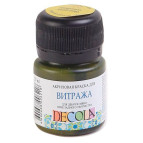 Краска витражная на водной основе ЗХК Невская Палитра DECOLA 20мл Оливковая 4226727