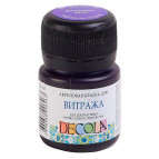 Краска витражная на водной основе ЗХК Невская Палитра DECOLA 20мл Фиолетовая 4226607
