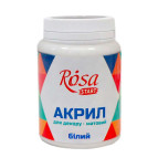 Краска акриловая Rosa Start 80мл матовая Белая 20101