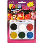 Аквагрим для лица краски FACE PAINTS 6цв. HuaBa 111020