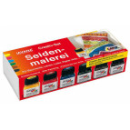 Набор красок по шелку Kreul Javana 6цв по 20мл + гутта 20мл + кисть + шаблон KR-81600