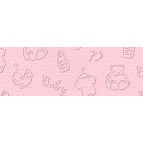 Картон тисненый URSUS 23*33см 220г Beby Розовый UR-61200026R