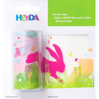 Декоративный скотч Heyda Зайчики белая 7,6см*200см 203584486