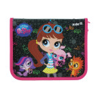 Папка для тетрадей А5+ KITE мод 203 на молнии Pet Shop PS15-203K