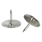 Кнопки никельные Economix 100шт E41101