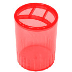 Стакан для ручек Economix красный E81977