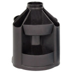 Подставка канцелярская B23 Economix ВЕРТУШКА черная E32209-01