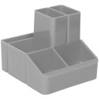 Стакан для ручек Economix серый E81983-10