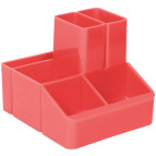 Стакан для ручек Economix красный E81983-03