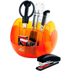 Настольный набор пластик Oprima 9предм оранжевий O31720-06