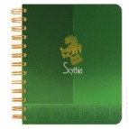 Блокнот на спирали B6 Optima 120л. Скифия зеленый O20373-04