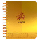 Блокнот на спирали B6 Optima Скифия 120л. желтый O20373-05