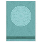 Блокнот А5 Optima 80л. Калейдоскоп, синий клетка O20366-02