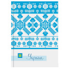 Блокнот А5 Optima 80л. Украина - мой любимый стиль, голубой клетка O20381-11