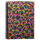 Блокнот пласт А6 Economix 48л. Валентинка боковая спираль клетка E20319-01