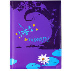 Блокнот А6 Optima 80л. Детская серия Стрекоза, клетка O20326-12