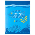 Блокнот А6 Optima 80л. Детская серия Рыба, клетка O20326-11